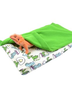 Saco de dormir para reptiles con almohada y manta para