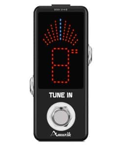 Pedal Afinador de Guitarra Amuzik de Alta Precisión -