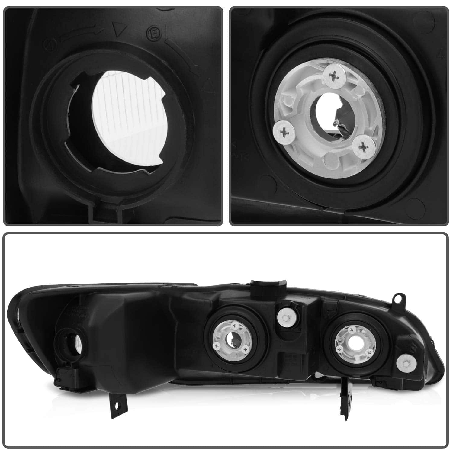 Conjunto de faros ECCPP para Honda Accord 1998-2002 Lado - Imagen 5