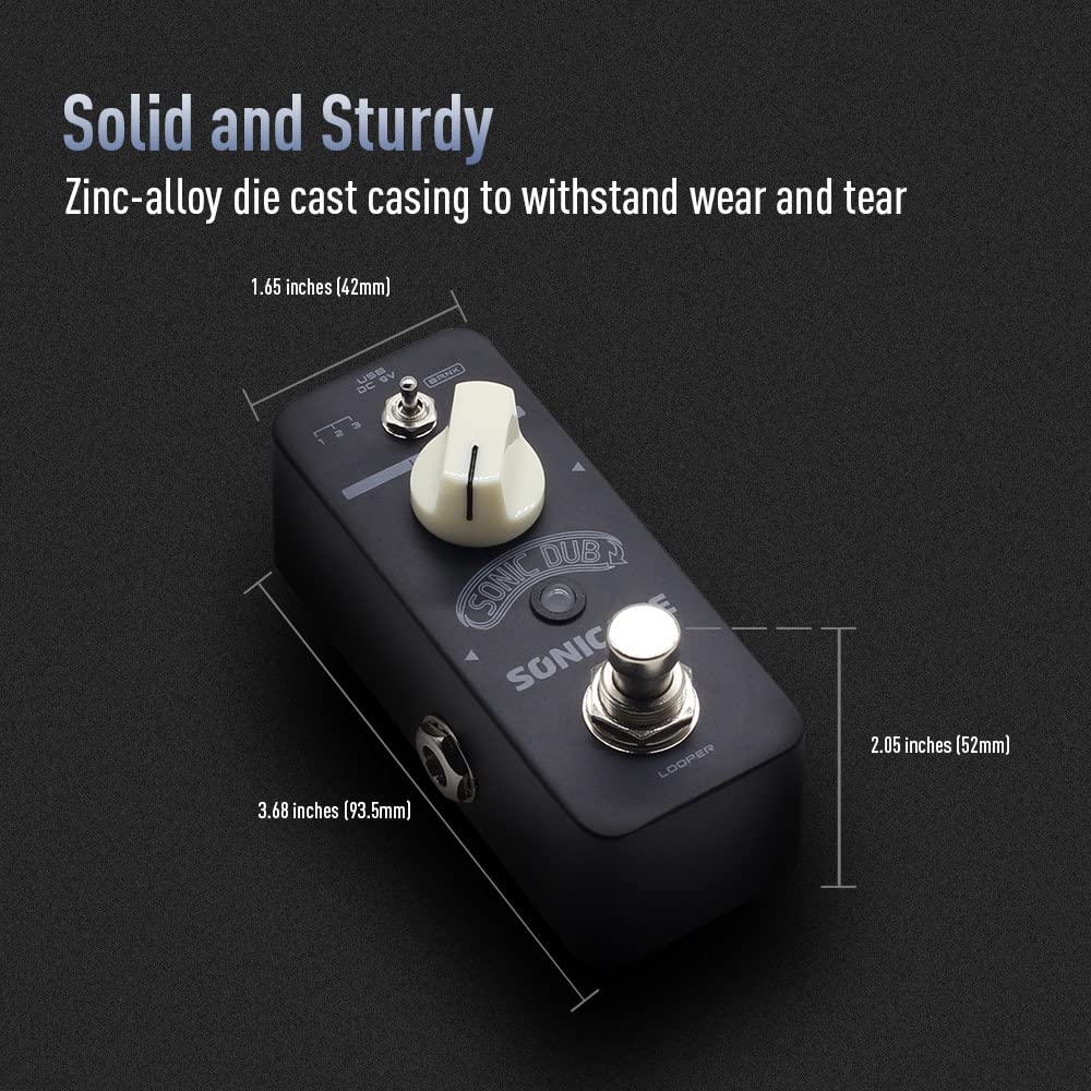 Pedal de Efectos para Guitarra SONICAKE Looper Sonic Dub - Imagen 6