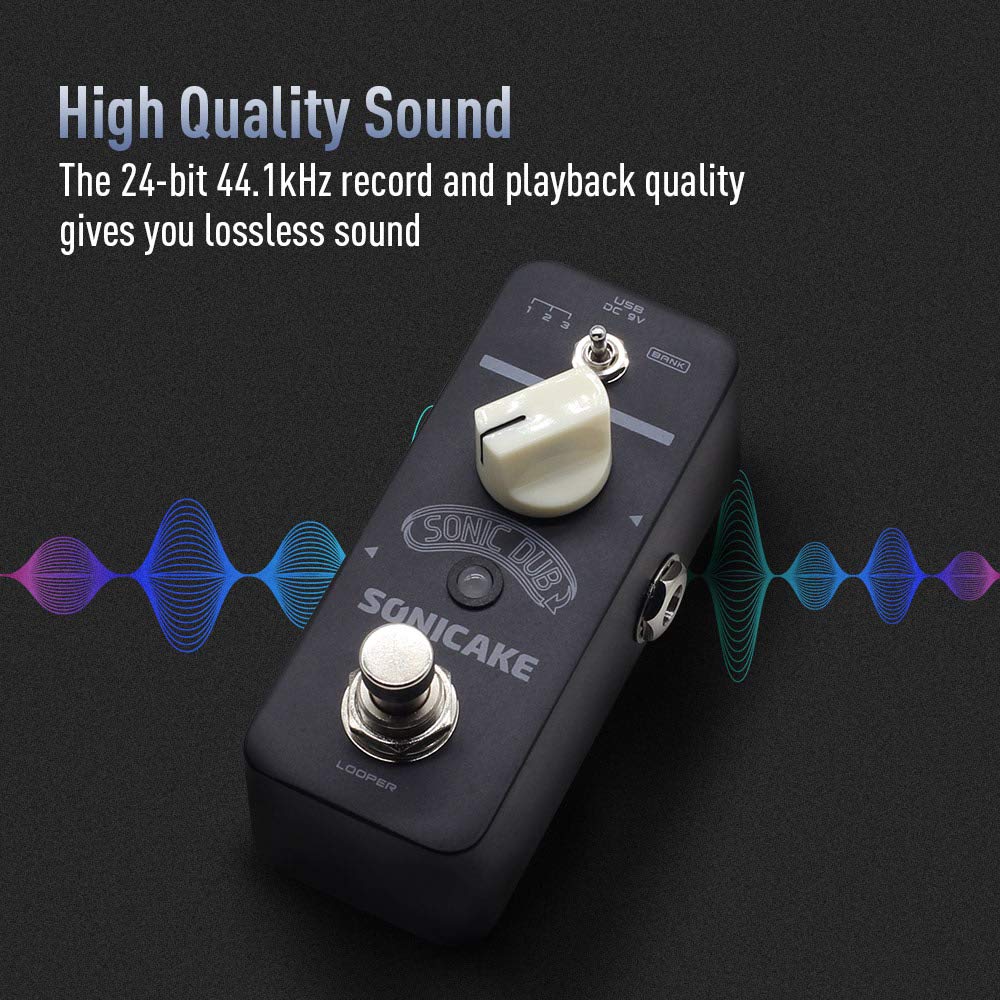 Pedal de Efectos para Guitarra SONICAKE Looper Sonic Dub - Imagen 5