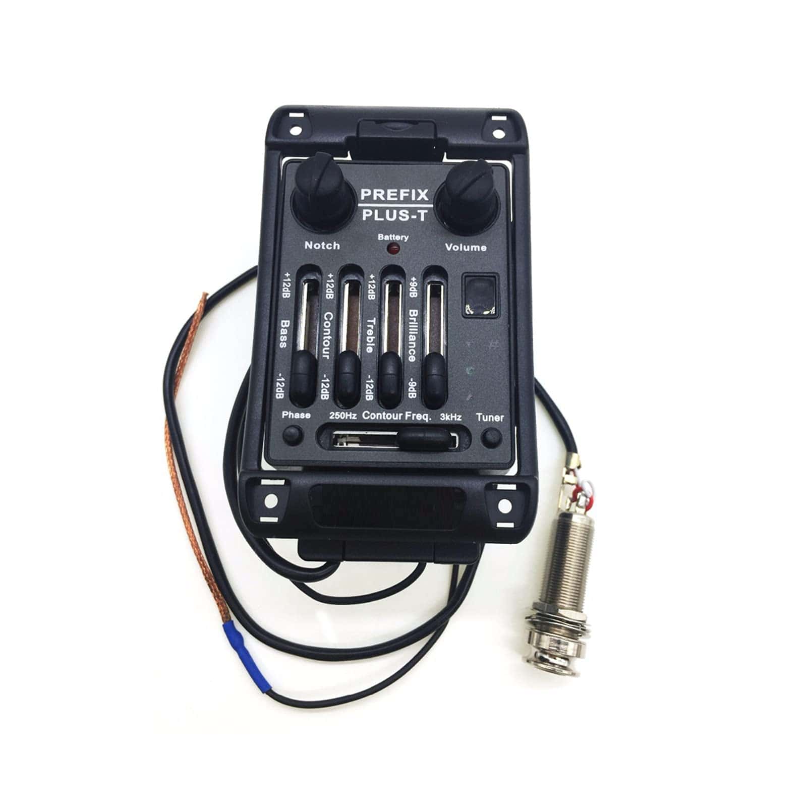 Sistema de Ecualizador de Pastilla Suave Piezo con Preamp a