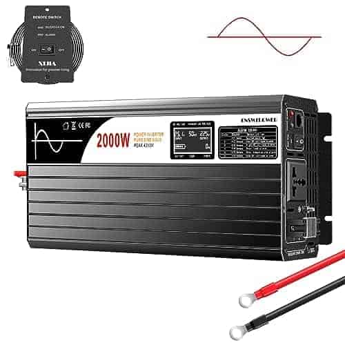 Inversor de Onda Sinusoidal Pura Xijia 2000w (Potencia Pico