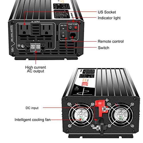 Inversor de Onda Sinusoidal Pura Xijia 2000w (Potencia Pico - Imagen 4