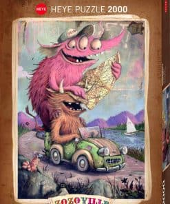 Rompecabezas Road Trippin' Zozoville de 2000 piezas de