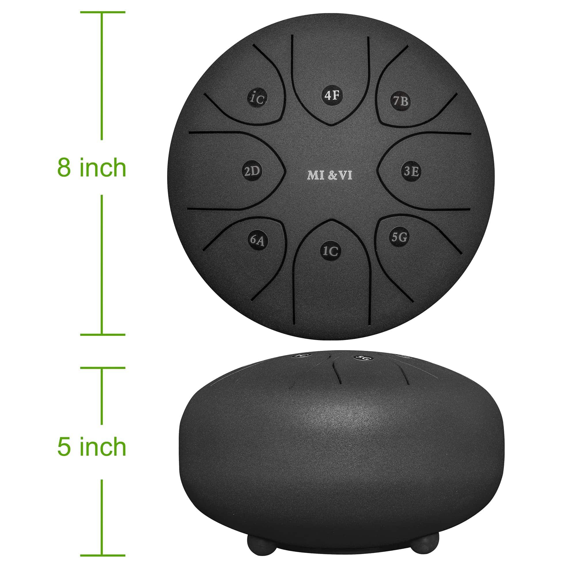 MI&VI 2021 Steel Tongue Drum Profesional | Tambor de Acero - Imagen 4