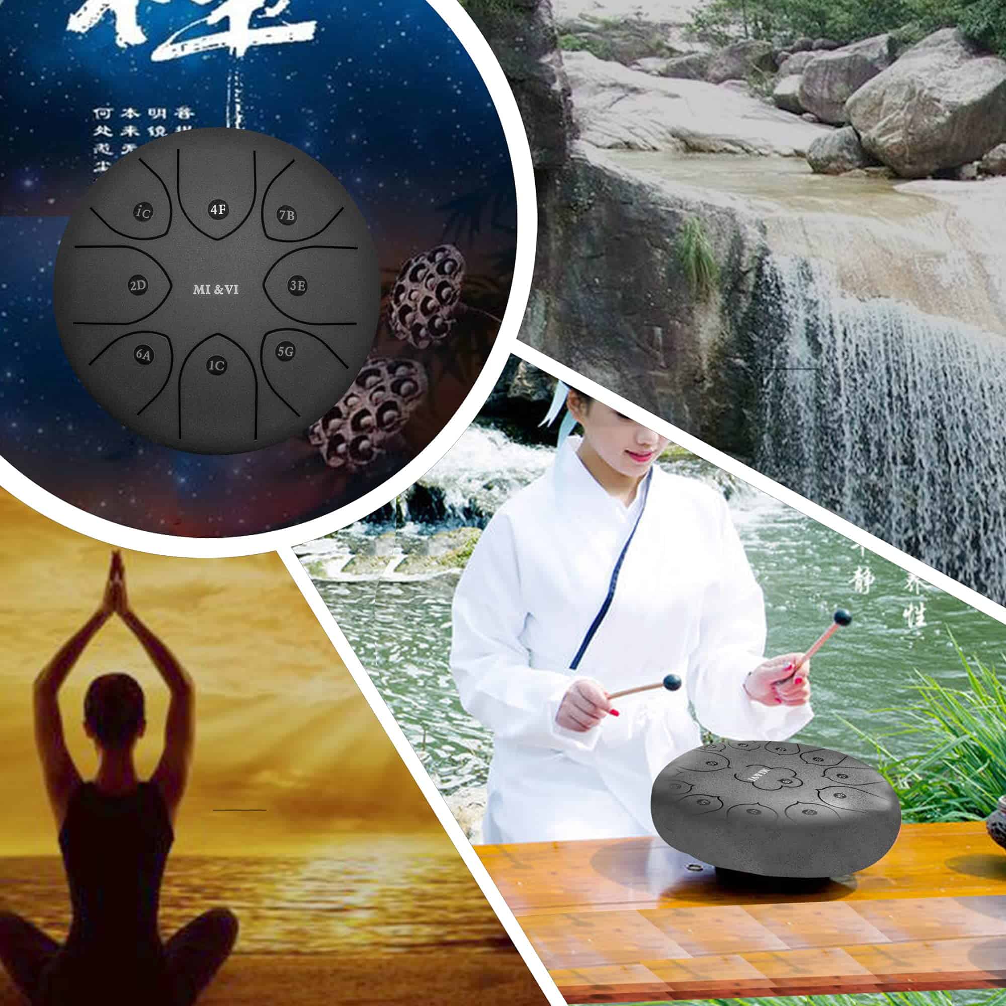 MI&VI 2021 Steel Tongue Drum Profesional | Tambor de Acero - Imagen 8