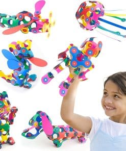 Clixo Super Rainbow, Paquete de 60 Piezas - Un Juguete de