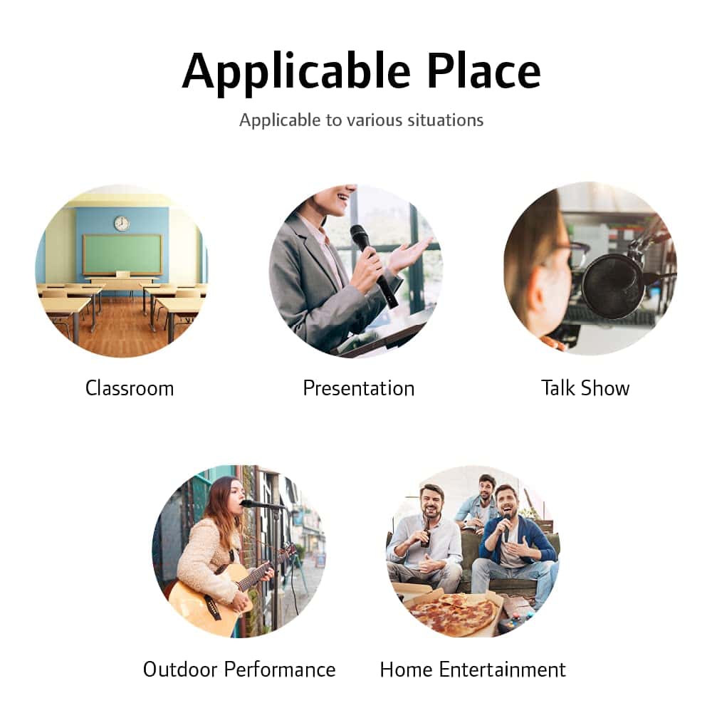 Micrófono Vocal Dinámico CAROL GS-67 para Presentaciones y - Imagen 9