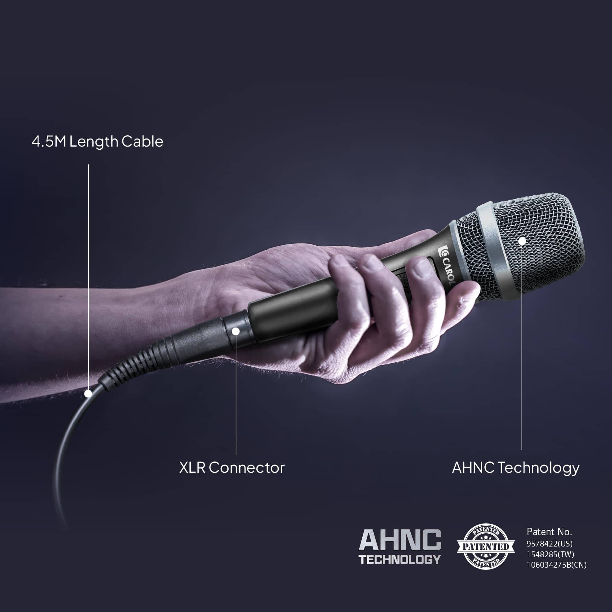 Micrófono Dinámico Vocal CAROL con Super-Cardioide - Imagen 4