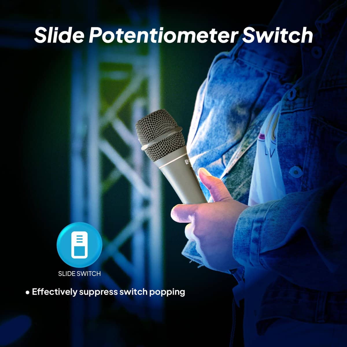 MICRÓFONO CAROL Sigma-plus3 XLR con Cable para Vocalización - Imagen 4