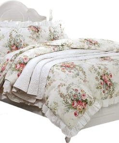 Set de Funda Nórdica Tamaño Completo con Estampado Floral