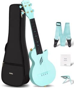 Ukulele Soprano Enya Nova U Mini 21" de Fibra de Carbono -