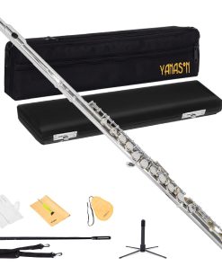 Flauta YANASON Cerrada de Agujero en Do 17 Llaves Flauta