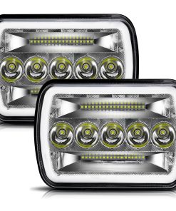 Faros LED 5x7 7x6 Pulgadas UNISHINE Sellados H6054 Faros