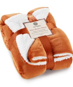 Manta Sherpa Genteele Súper Suave Reversible de Lujo Ultra