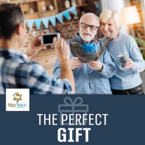 Shofar Kosher de Carnero Hecho a Mano de Israel 24"-28" � - Imagen 7