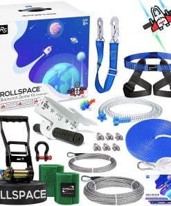 Kit de Tirolesa RollSpace de 150 pies para Patios con Kit