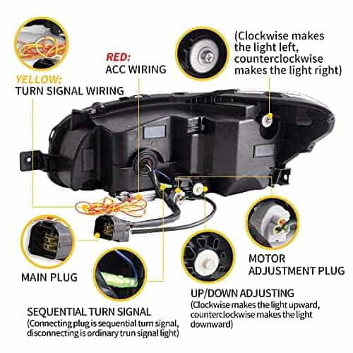 Faros LED completos VLAND compatibles para [Subaru WRX STI - Imagen 4