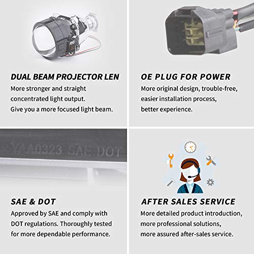 Faros LED completos VLAND compatibles para [Subaru WRX STI - Imagen 10