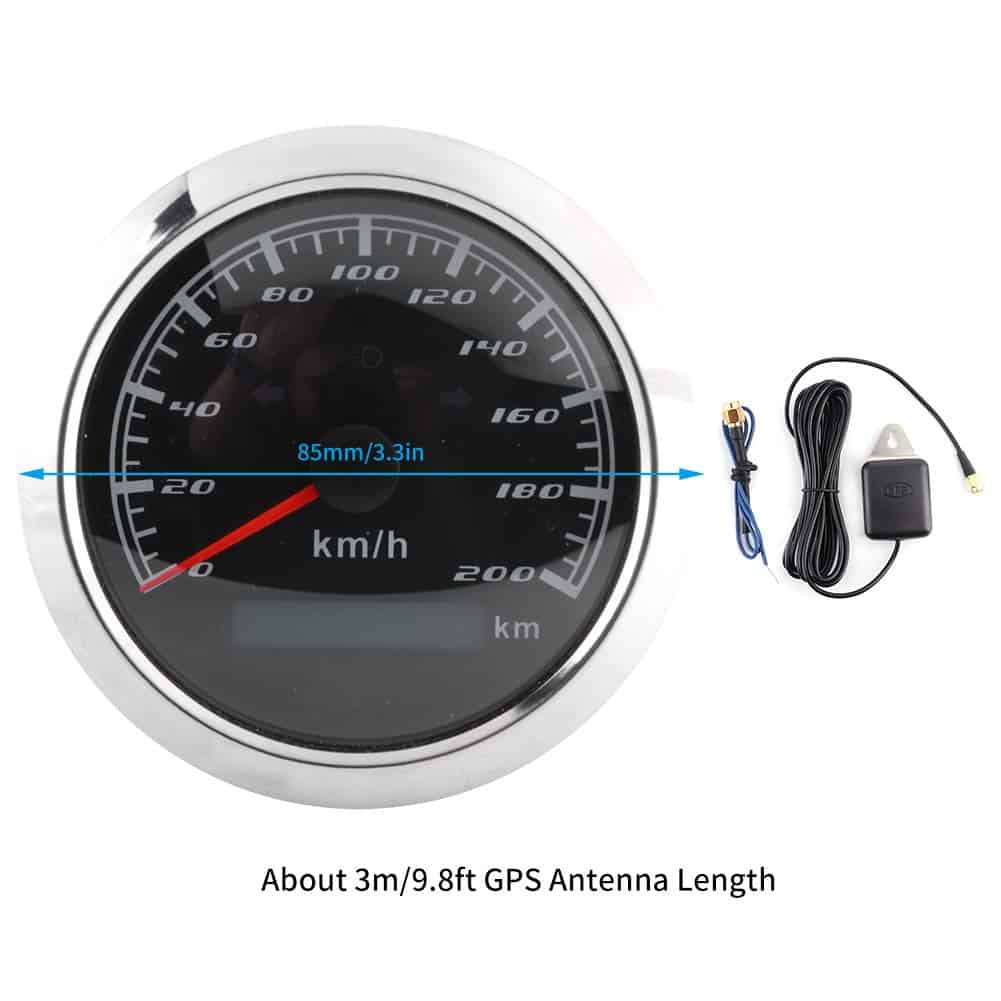 FastUU Universal GPS Speedometer, 9-32V Ip67 GPS - Imagen 7