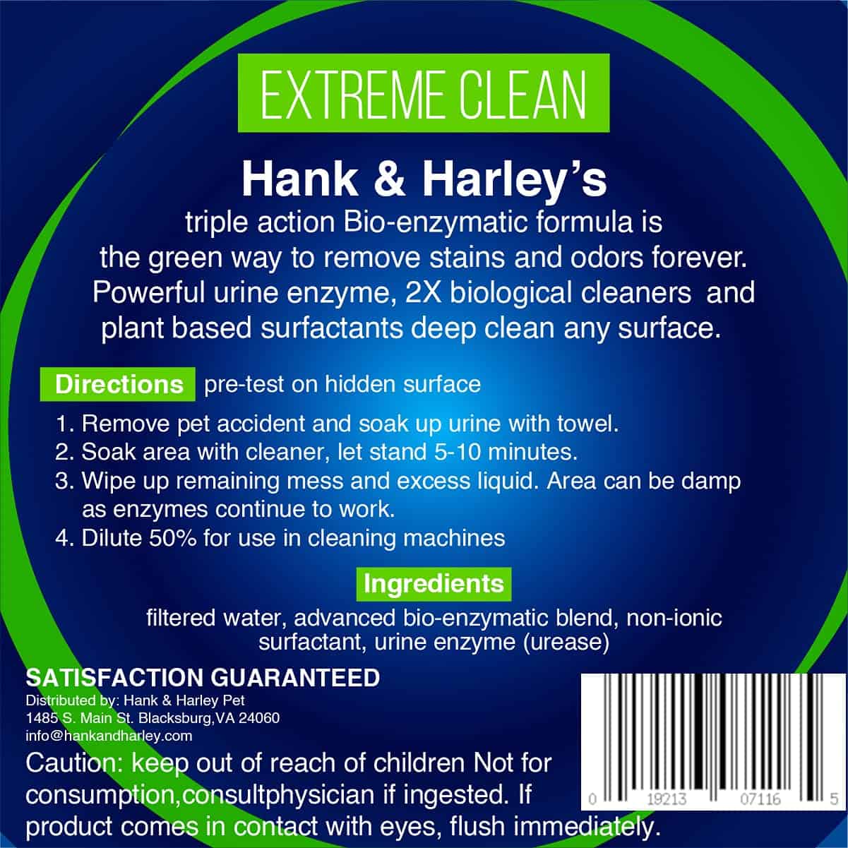 Hank & Harley Extreme Enzyme, Eliminador de Manchas y - Imagen 6