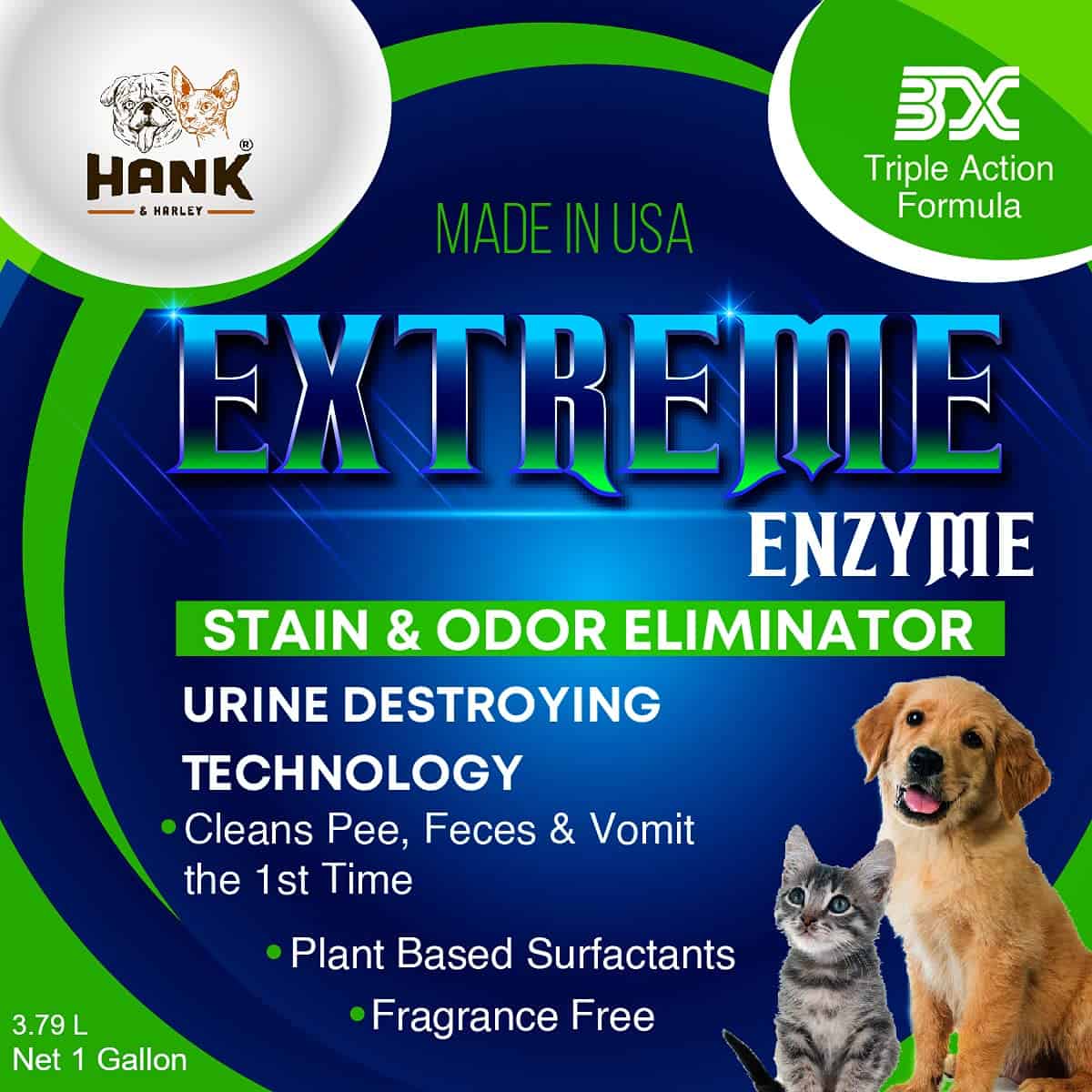 Hank & Harley Extreme Enzyme, Eliminador de Manchas y - Imagen 5