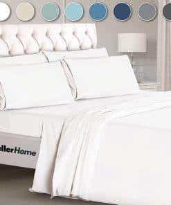 Juego de Sábanas de Lujo Mueller Queen 6 Piezas - Serie