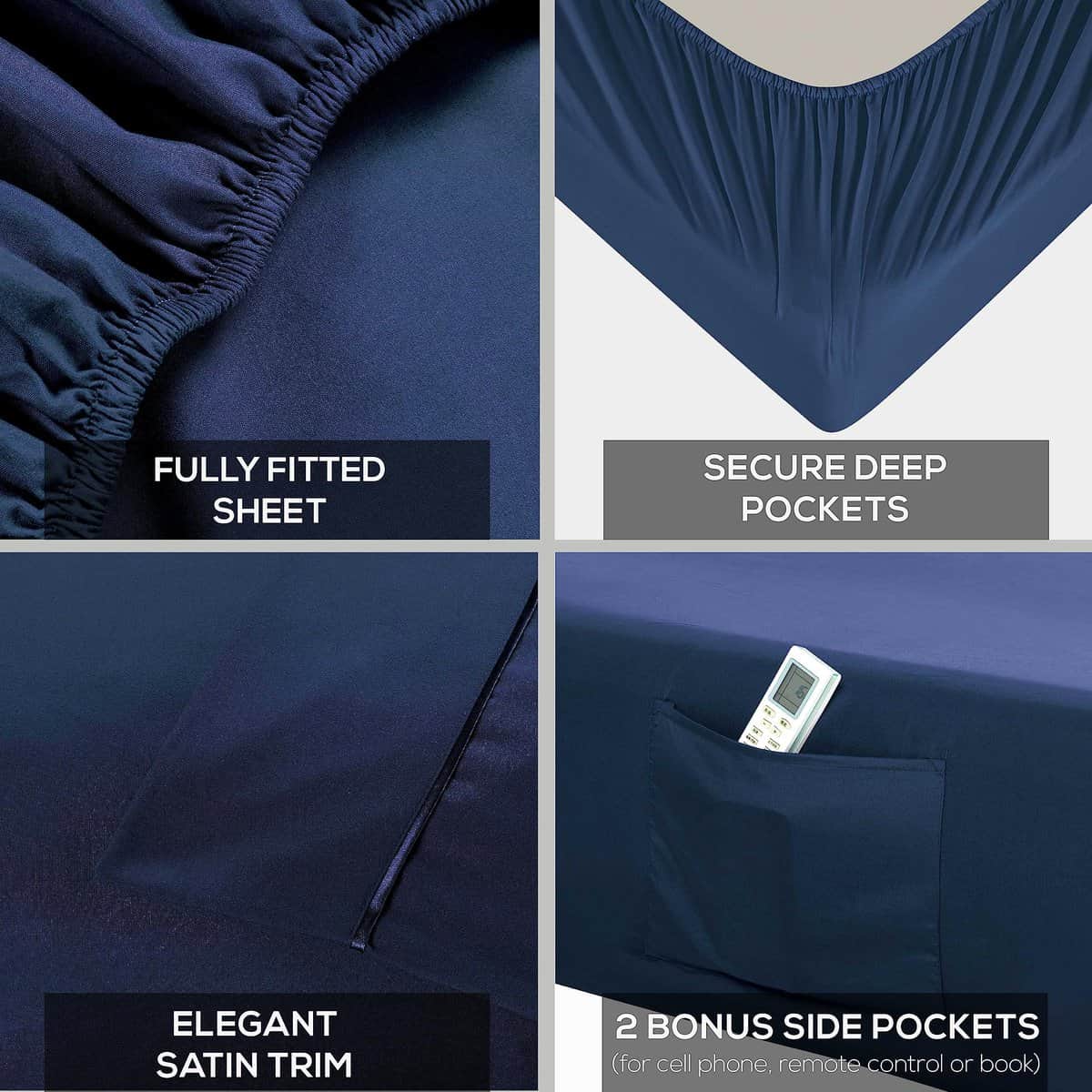 Juego de sábanas Mueller Ultratemp King Size, muy suaves - Imagen 5