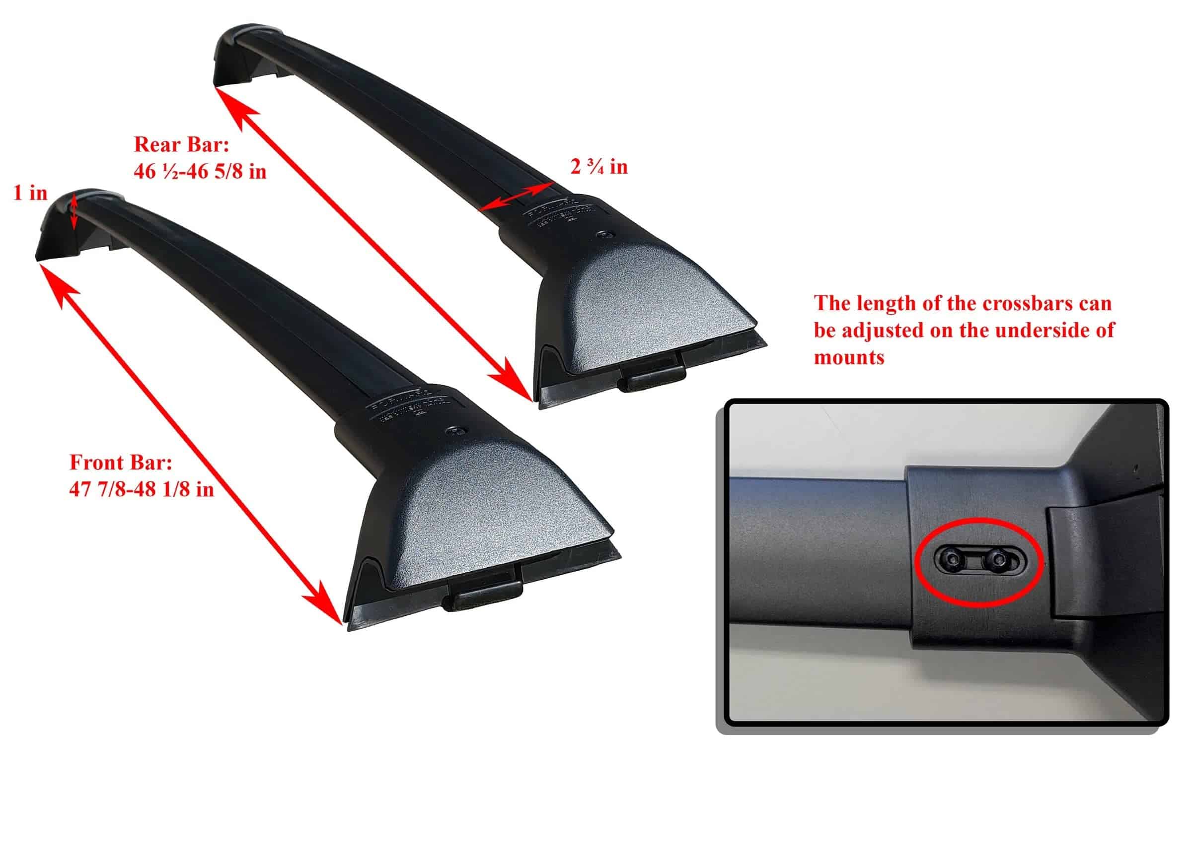 Barras transversales de techo BRIGHTLINES para Ford - Imagen 4