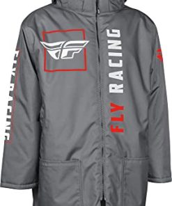 Chamarra de Carreras Fly Racing (Gris/Rojo, Talla Única)