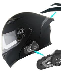 1Storm Casco Modular de Motocicleta con Visera Dual +