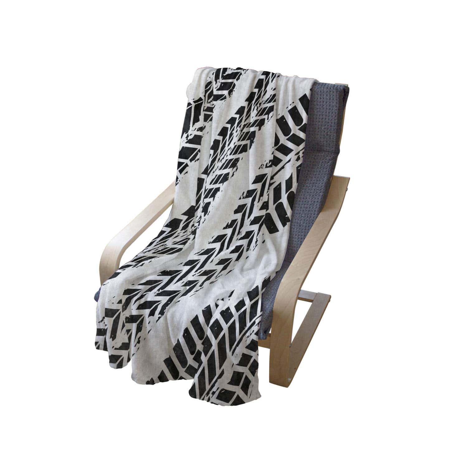 Manta de Lana Lunarable para Moto de Tierra, Huellas de - Imagen 5