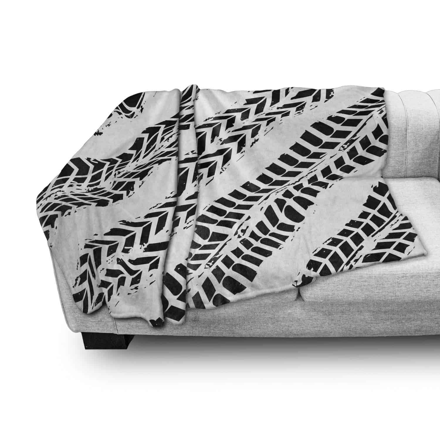 Manta de Lana Lunarable para Moto de Tierra, Huellas de - Imagen 4