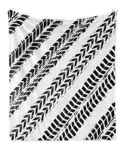 Manta de Lana Lunarable para Moto de Tierra, Huellas de