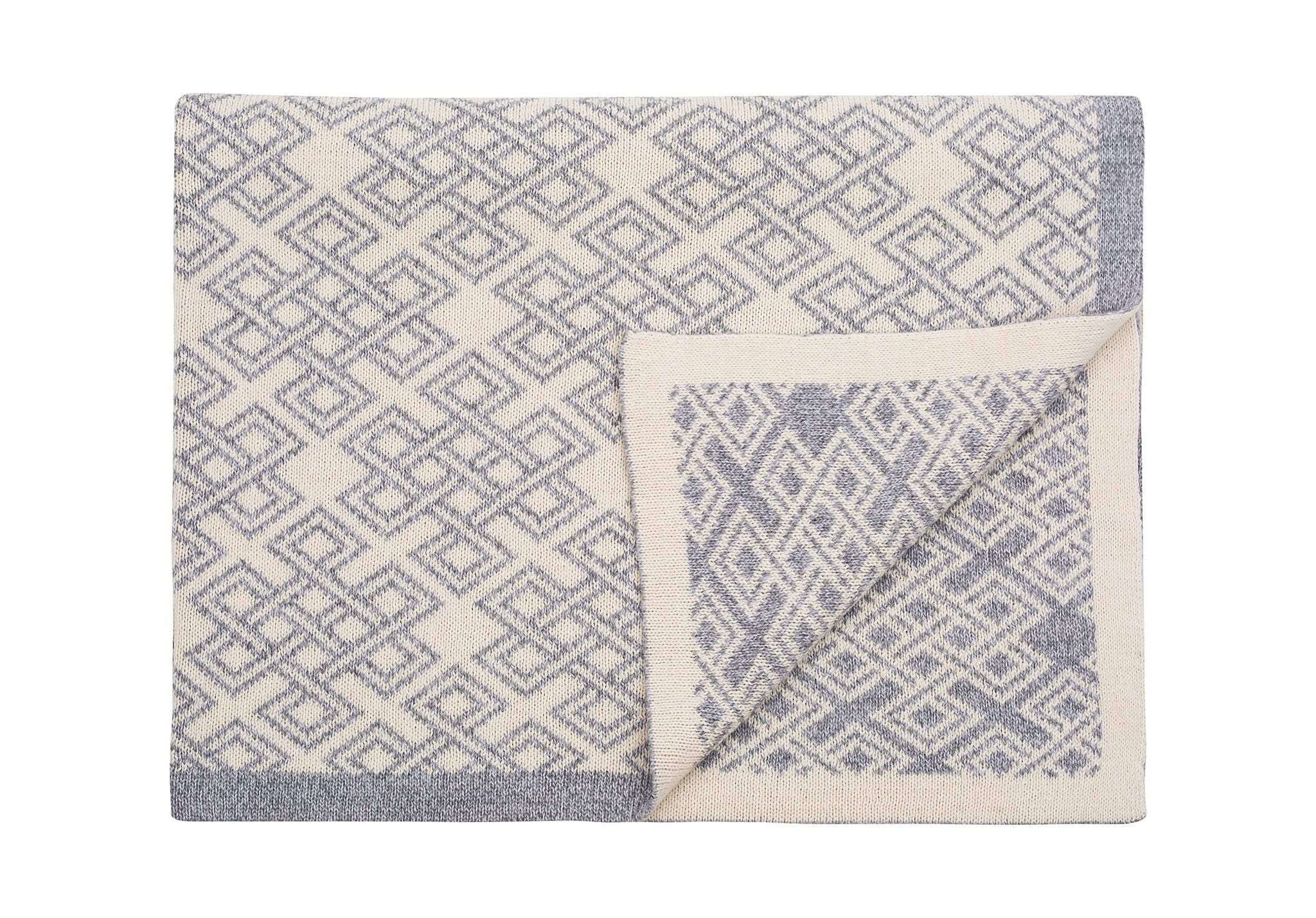 SAOL Aran Soft Bed Scarf de Lana Mezcla de Irlanda con Nudo - Imagen 4