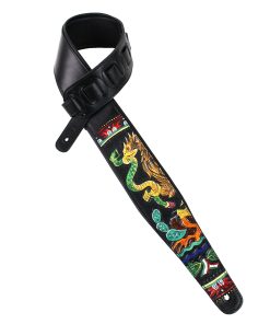 Correa de guitarra negra Walker And Williams KB-53-BLK de