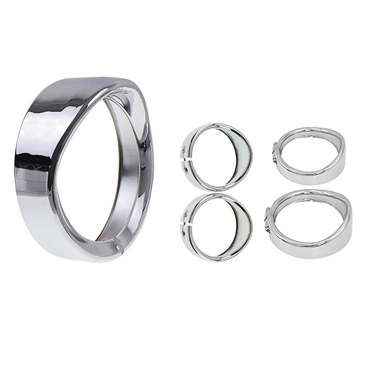 HDBUBALUS Aro de Moldura de Faro de 7 pulgadas Estilo