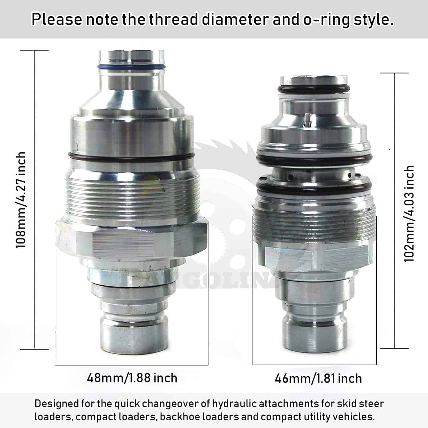 Conector rápido de acoplamiento hidráulico PANGOLIN 6680018 - Imagen 9