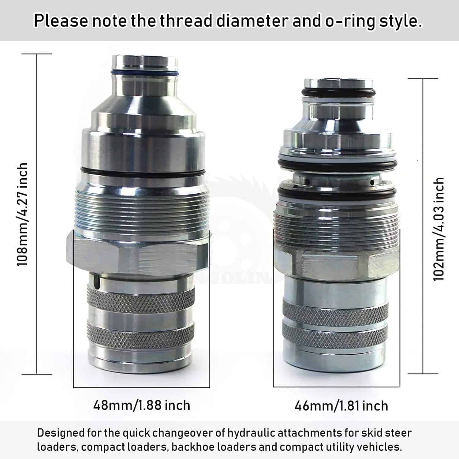 Conector rápido de acoplamiento hidráulico PANGOLIN 6680018 - Imagen 8