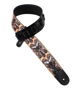 Correa para guitarra Walker And Williams LHR-23 negra