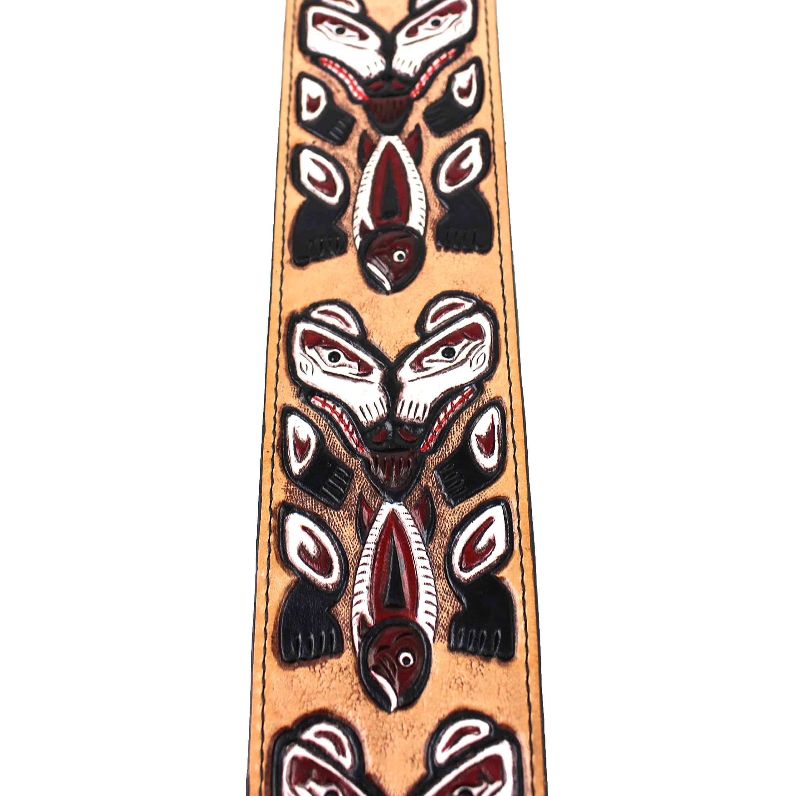 Correa para guitarra Walker And Williams LHR-23 negra - Imagen 7