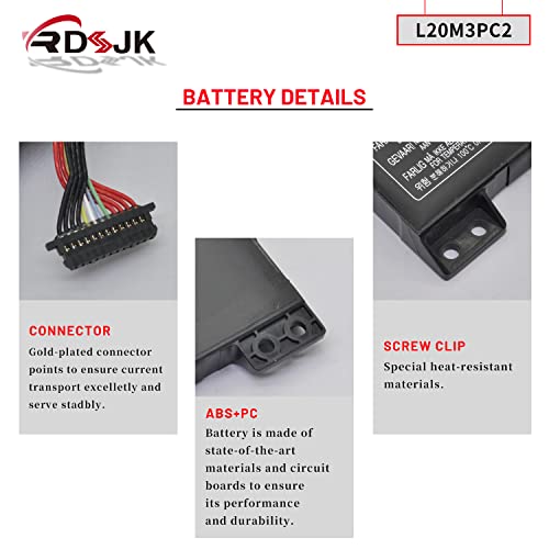 Batería de portátil L20C3PC2 L20D3PC2 L20M3PC2 para Lenovo - Imagen 6