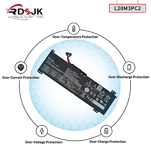 Batería de portátil L20C3PC2 L20D3PC2 L20M3PC2 para Lenovo - Imagen 7