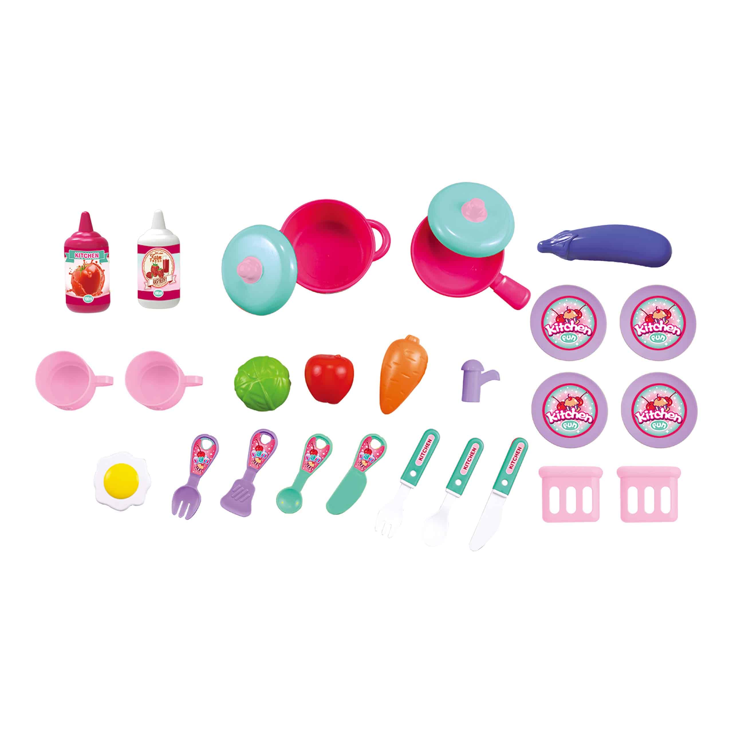 Set de Cocina 2-en-1 en Maleta de Viaje para Niños | - Imagen 3