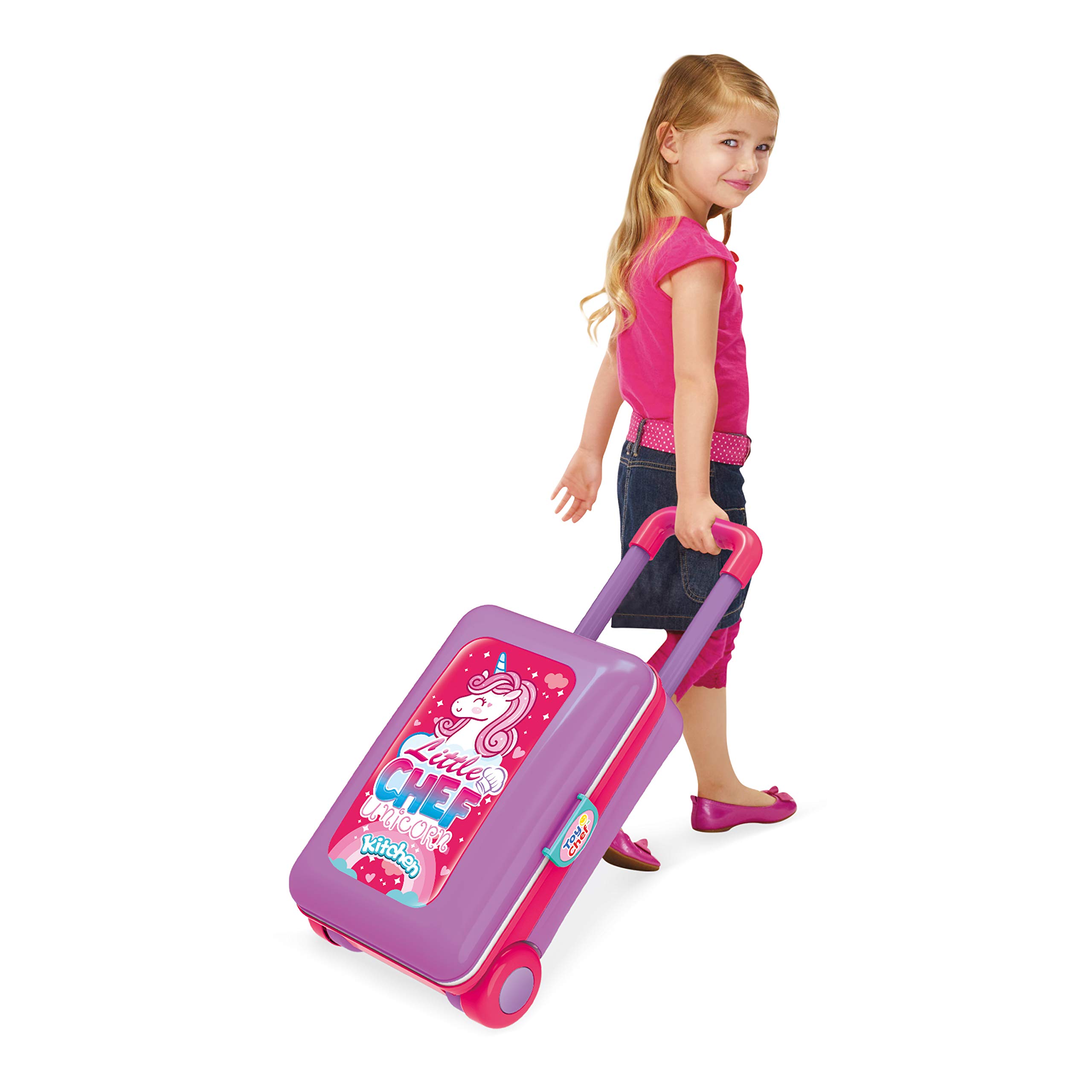 Set de Cocina 2-en-1 en Maleta de Viaje para Niños | - Imagen 4