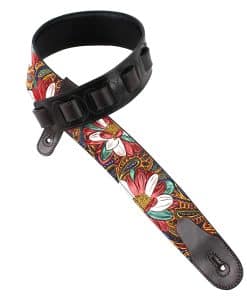 Correa de guitarra de cuero premium tallada a mano Walker