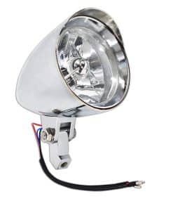 Faros de motocicleta con visera cromada reemplazo para