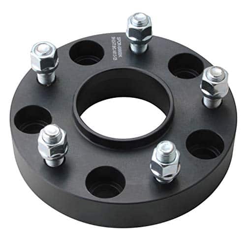 DCVAMOUS 4PC Espaciadores de Rueda Hubcentric 5x4.5 Negros - Imagen 8