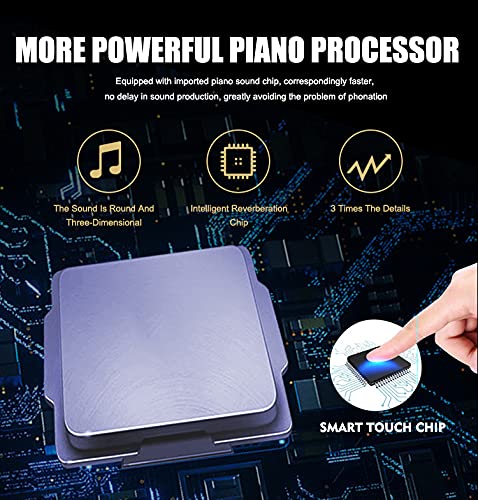 Piano Eléctrico de 61 Teclas Teclado Portátil Teclado de - Imagen 10